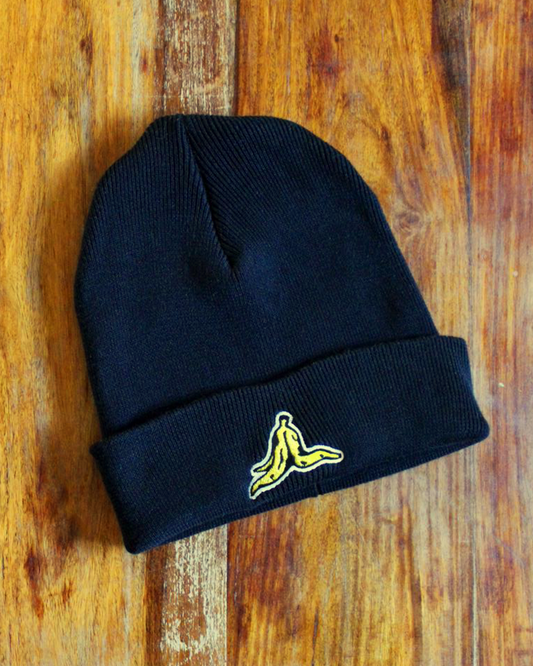 Embroidered Banana Beanie