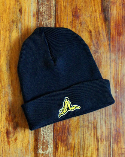 Embroidered Banana Beanie by PISTEIK