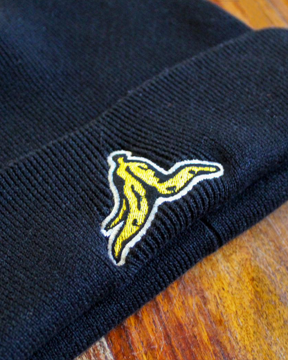 Embroidered Banana Beanie by PISTEIK