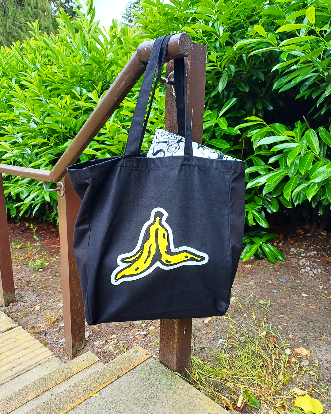 PISTEIK Banana Tote Bag